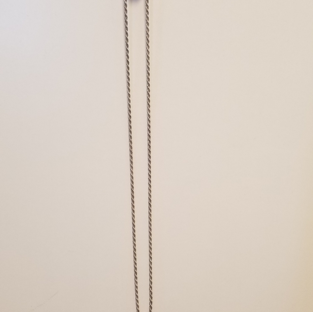 18" 925 italy silver rope chain